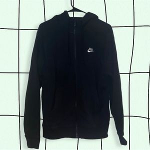 Nike Black Zippered Sweater Small